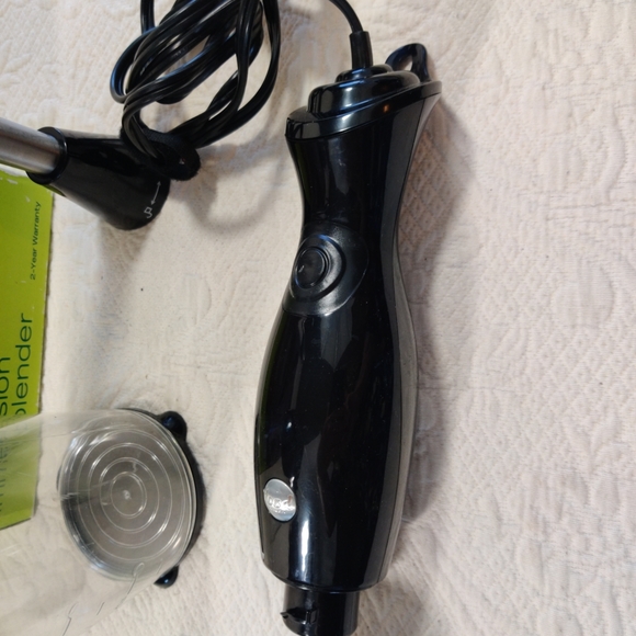 Food Network Immersion Blender With Easy Grip Handle 150 W Motor In Box Used - Picture 5 of 10